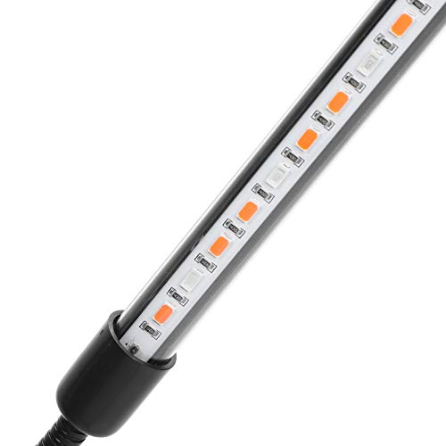 Plant Growing Light Tube with Adjustable Tripod, 4 Lamp Bar Full Spectrum Red Blue, 40W, Timer On Off - Omni - Directional Coverage, Multi - Angle Lighting for Succulent Plants