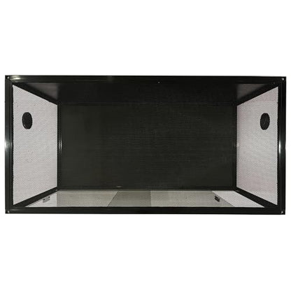 120 Gallon Reptile Terrarium, 4x2x2 FT Front Opening Enclosure for Bearded Dragon & Snake | Heavy-Duty Screen Top Ventilation, Easy to Assemble & Maintain, Black - color: green