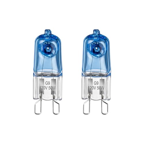 G9 50W Heat Lamp Bulbs for Reptile | Mini Halogen Bulb, Infrared Reptile Heat Lamp for Bearded Dragon Gecko Turtle Lizard