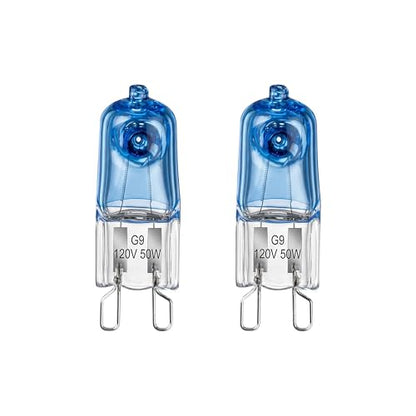 G9 50W Heat Lamp Bulbs for Reptile | Mini Halogen Bulb, Infrared Reptile Heat Lamp for Bearded Dragon Gecko Turtle Lizard