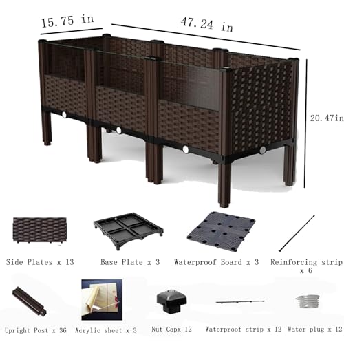 Turtle Habitat Box,Tortoise Habitat,Reptile Enclosure,Turtle Tank | Turtle Cage,Reptile Tank Turtle Habitat Tank,Tortoise House with Drainage Outlet,Small Animal Cage for Gecko,Lizard,Snake