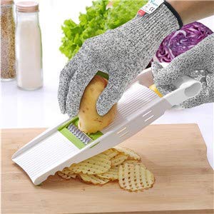 Cut Resistant Gloves Food Grade Level 5 Hand Protection,Kitchen Cut Gloves (Large(palm Diameter 3.75-4.15inch)) - size: Large (Palm Diameter 3.75-4.15 inch)