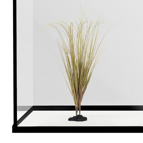 Fake Desert Dry Grass, Artificial Plants for Reptile Tank Accessories, Habitat Decor Fit for Bearded Dragon, Crested Gecko, Leopard Lizard, Chameleon, Artificial Outdoor Plants, Terrarium Decor (1)