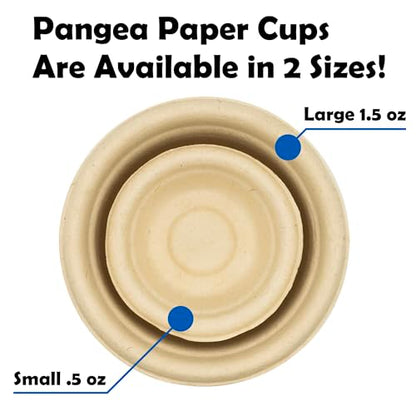 Pangea Small 0.5oz Paper Gecko Food & Water Cups, 100 ct.