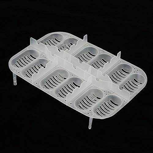TOPINCN 12 Slots Reptile Egg Breeding Hatchery Box Reptile Egg Incubator Hatcher Hatching Box Reptile Incubation Egg Tray for Lizard Snake with Thermometer