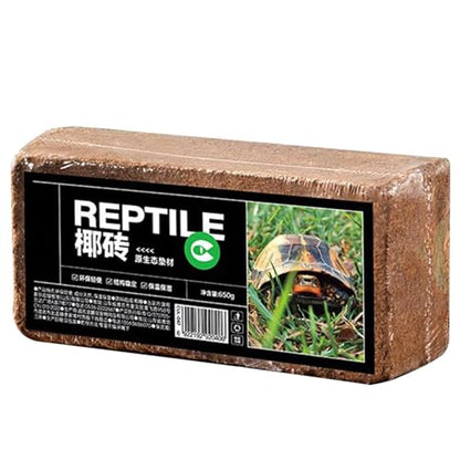 Pet Bricks - Cocofiber Substrate Reptile Substrate Brick,Coco Coir BricksBedding Reptiles, Coirpeat Brick, Natural Husk Bedding, Tortoise Habitat Accessories