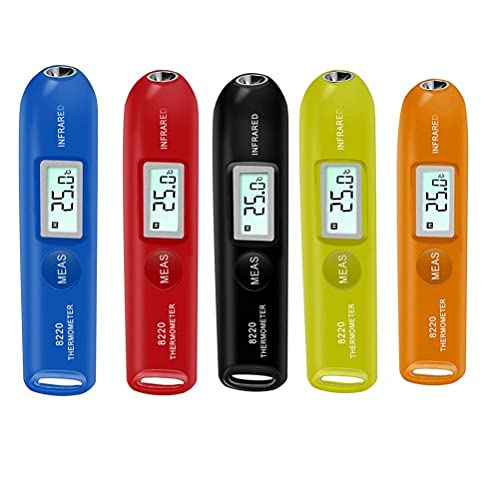 Digital Infrared Thermometer Pen, Small Portable Temperature Pen with LCD, Celsius or Fahrenheit Selection, Contactless Temp for Industrial Use, -50°C to 220°C