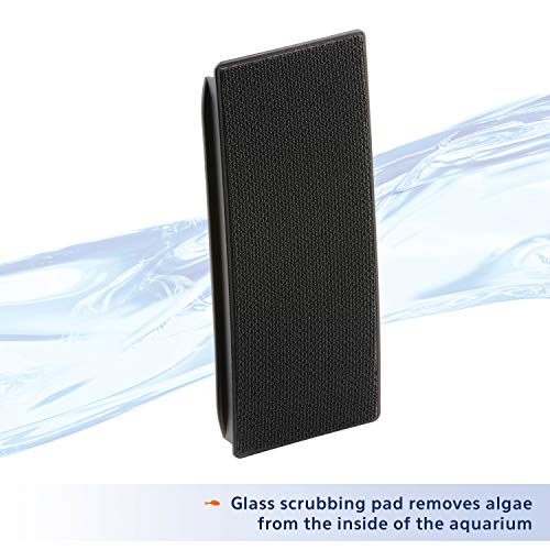 Aqueon Aquarium Algae Scraper, Fish Tank Magnetic Glass Cleaner for Glass/Acrylic, Medium - size: Medium