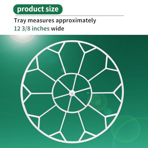 10 Egg Capacity Jumbo Goose Heavy Breeds Tray Fits Nurture Right 360 Incubator Turner, White (JGT360)