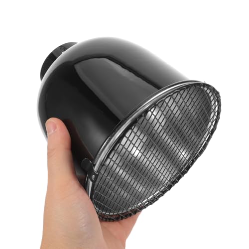 DECHOUS 2pcs Reptile Heating Lamp Shade - 5. 5 Inch Aluminum Reflective Light Cover for Glass Terrariums and Pet Heat Lamp Guard