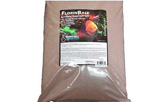 Brightwell Aquatics FlorinBase Laterin Substrat VF - Very Fine Granular High Porosity Clay Base Substrate for Planted and Freshwater Shrimp Aquaria, 25 lbs - size: 25-lbs