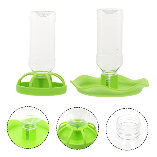 BESPORTBLE 2sets Reptile Feeding Dish Turtle and Lizard Water Bowls Easy to Pet Drinking Trays for Small Reptiles for Terrariums and Habitats