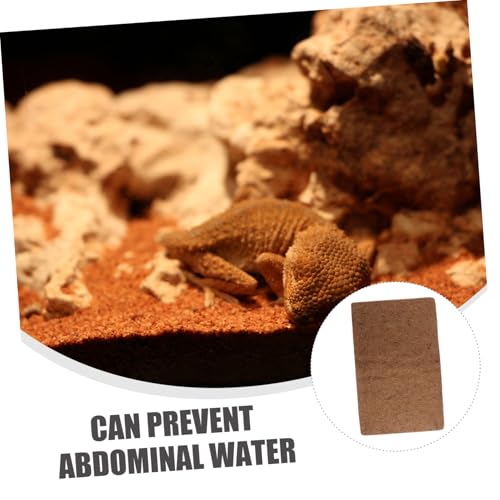 YARNOW 3pcs Reptile Supplies Mat Breathable Bedding Liner Cypress Mulch Reptile Bed Mat for Lizard Tank Accessories