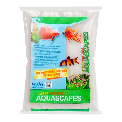 Carib Sea Super Naturals Aquascapes Moonlight Sand - 10 lb - Natural Substrate for Freshwater Aquariums, Perfect for Aquascaping & Creating Stunning Landscapes - size: 10lb (Pack of 1)