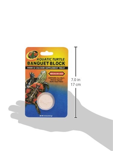 Zoo Med Aquatic Turtle Banquet Block, 0.5 Ounce (Pack of 2) - size: 0.5 Ounce (Pack of 2)