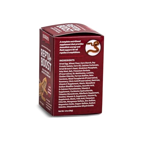 Fluker's Repta Boost, Insectivore and Carnivore High AMP Boost Reptile Supplement, 50gm