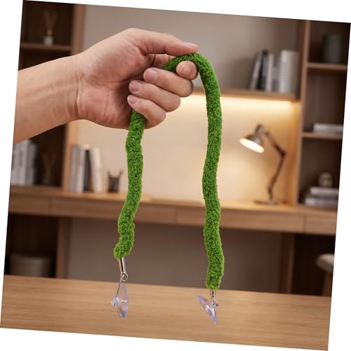 Reptile Climbing Vine Rope 50cm Flexible Artificial Vine for Terrarium Habitat Decor Jungle Scenery Climbing Accessory for Snakes and Lizards