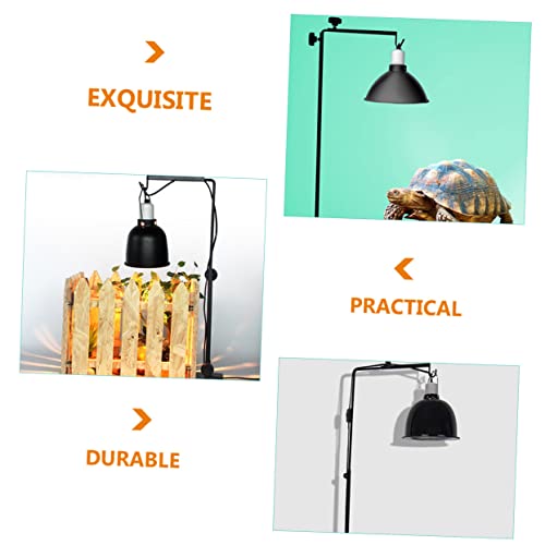 Happyyami Heat Plant Lamp Rack Terrarium Lamp Holder Table Lamp Shade Adjustable Light Rack Reptile Stand Adjustable Plant Lamp Stand Snake Adjustable Lamp Stand Lampshade Metal Major