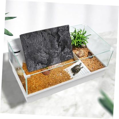 Ipetboom Reptile Box Decorative Panel 3D Aquarium Tank Accessory Lizard Tank Decorations