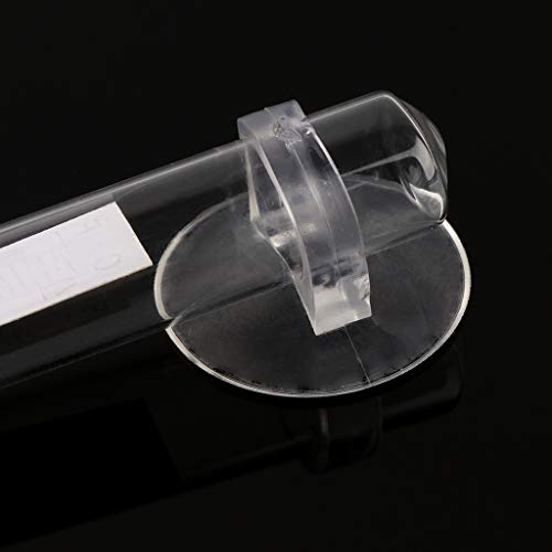 10 Pieces Aquarium Floating Thermometer Fish for Tank Thermometers Easy to Read No Messy Wires Suck Inside of Terrarium Aquarium Fish Tank Digital Scale Stick on Thermostat Thermometer Strip Display
