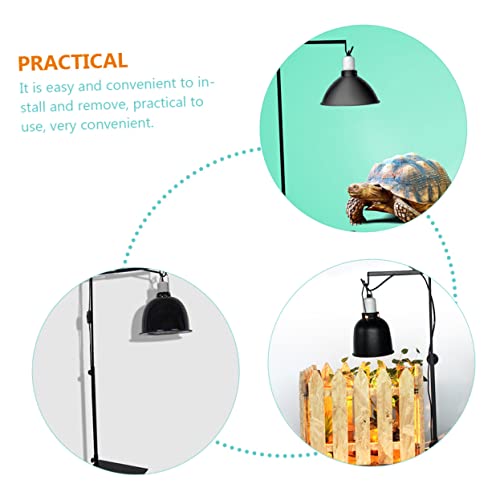 BESPORTBLE Adjustable Height Reptile Tank Lamp Stand Metal Light Rack Heat Lamp for Pets