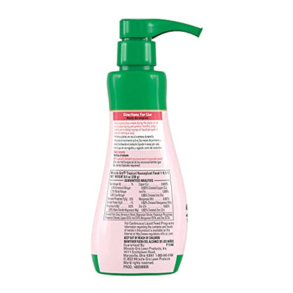Miracle-Gro Tropical Houseplant Food - Liquid Fertilizer for Tropical Houseplants, 8 fl. oz., 2-Pack - size: 2 Pack, style: Plant Food