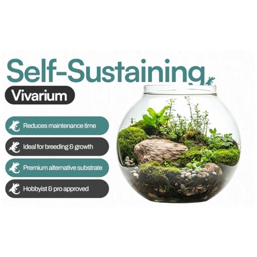 BugzyBug’s Isopod Bioactive Substrate Mix Nutrient-Rich Vivariums and Terrarium Substrate Mix (4 Quart)