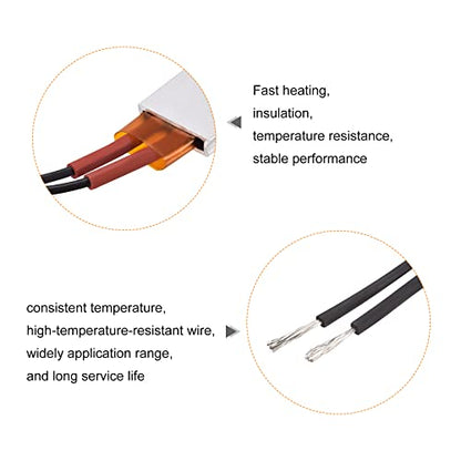MECCANIXITY PTC Heating Element 24V 2W-15W 70C Consistent Temperature Ceramic Thermostatic for Heating 2pcs - style: 24V