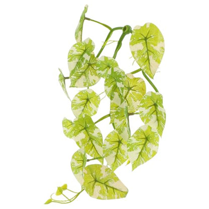 DOITOOL Reptile Tank Plants with Suction Cup, Artificial Climbing Vines with Leaves for Terrarium Decor, Realistic Reptile Habitat Decorations for Snakes Lizards Bearded Dragons
