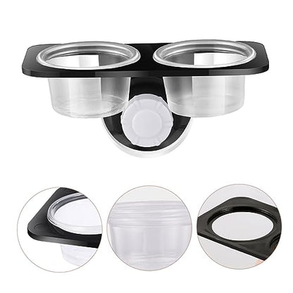 BESPORTBLE 2pcs Reptile Food Dishes Pet Water Bowls Suction Cups for Aquarium Turtle