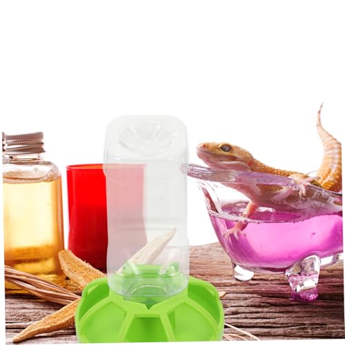 LIOOBO 2sets Tortoise Food Bowl for Turtle Aquarium Kit Reptile Supplies Lizard Accessories Pet Feeding Dish Water Drinking Plates