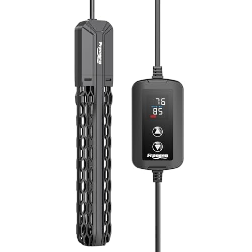 FREESEA Aquarium Heater for Fish Tank: 100W/200W/300W/500W Submersible Fish Tank Heater with Over-Temperature and Off-Water Protection for 40-75 Gallon Saltwater and Freshwater - size: 300W(40-75gallon)
