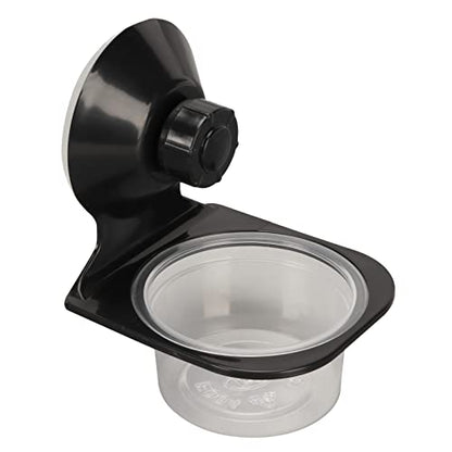 Zerodis Reptile Food Water Feeding Bowl, Sturdy Reptile Food Water Breeding Dispenser Transparent ABS Hanging with Suction Cup for Garden for Farm (Single Bowl)