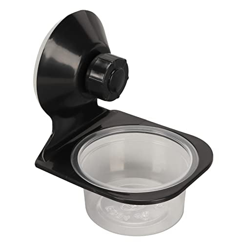 Zerodis Reptile Food Water Feeding Bowl, Sturdy Reptile Food Water Breeding Dispenser Transparent ABS Hanging with Suction Cup for Garden for Farm (Single Bowl)