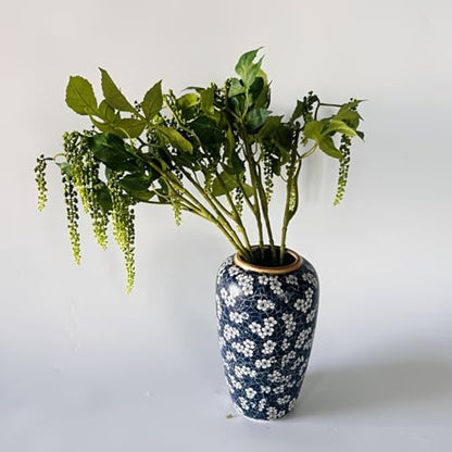 3 pcs Artificial Hanging Succulents Faux Burro's Tail Picks Trailing String of Pearls Succulent Fake Greenery Sprays for Basket Planter Centerpiece Floral Arrangement