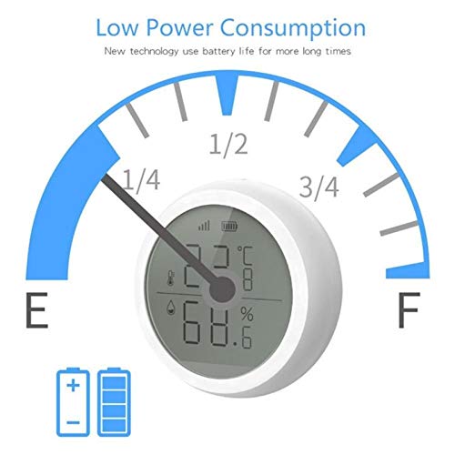 Wireless Thermometer Hygrometer Phone Remote Monitoring Indoor Temperature Sensor Humidity Meter Household Accessory No Battery