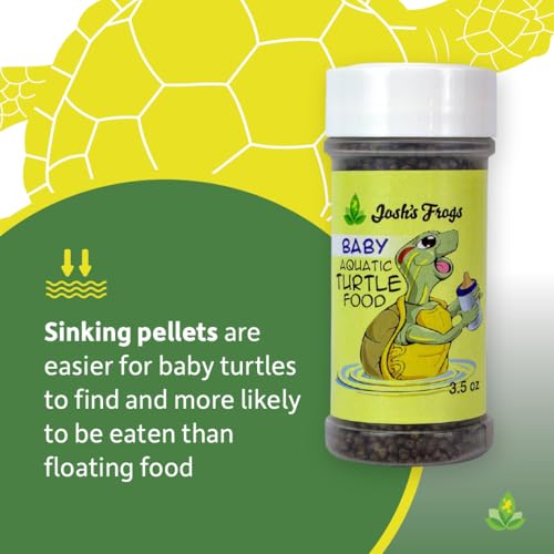 Josh's Frogs Juvenile Aquatic Turtle Food (3.5 oz) - size: 2 Ounce (Pack of 1)