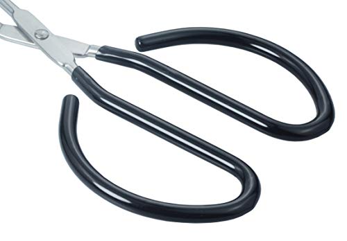 HINMAY 10-Inch Kitchen Scissor Tongs Stainless Steel Scissor Cooking Tongs - size: 10''