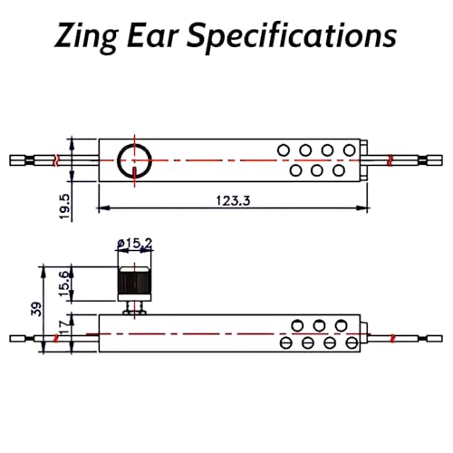 Zing Ear ZE-02 Rotary Dimmer Switch for Floor Lamps Halogen Incandescent LED Lights Bulbs 120VAC 240VAC 500W MAX Part Replacement Kits Repair Tools Paper Outer Shell Easy to Install Durable