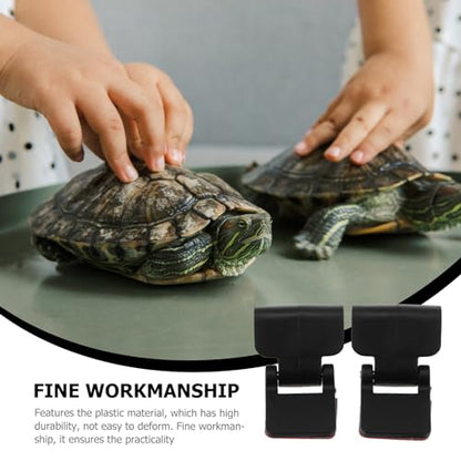 BESPORTBLE 4pcs -Escape Lock - Escape Tank Reptile Terrarium Lock Amphibia 10 Gallon Tank Lizard Aquarium Lid Clips Reptile Pet Tank Fish Tank Cover Turtle Tank Plastic Cover Clip