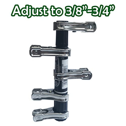 80 Pcs 2inches Gardening Clips for Netting, Metal Clamps Made of Stainless Steel, Have a Strong Grip of Greenhouse Clips Keep the Plant Cover on Garden Hoops - style: 80Pcs