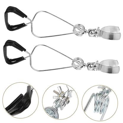 Toddmomy 6pcs Adjustable Reptile Lamp Stand Fixture for Heat Lamps Flexible Clamp Design for Fish Tanks and Aquariums Holder for Reptile Heating Light Installation