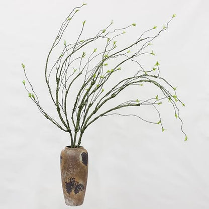3pcs 49 inch Artificial Evergreen Vine Branches for Decoration Wall Tree Artificial Hanging Leaf Plant Indoor and Outdoor Decorative Fake Plants (Dark Green)
