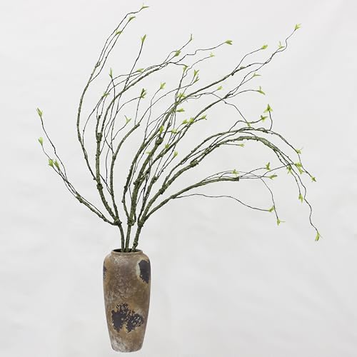 3pcs 49 inch Artificial Evergreen Vine Branches for Decoration Wall Tree Artificial Hanging Leaf Plant Indoor and Outdoor Decorative Fake Plants (Dark Green)