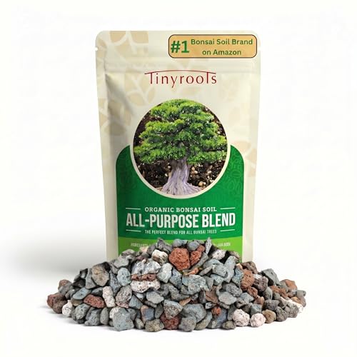 Bonsai Soil Mix by Tinyroots - All Purpose Bonsai Soil Mix Ready to Use Blend, Used for All Varieties of Bonsai Trees, 2.25 Quarts - size: 2.25 Quarts