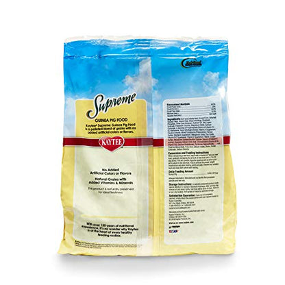 Kaytee Supreme Guinea Pig Food, 5-Lb Bag - size: 5 Pound (Pack of 1)