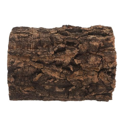 Reptile Hide Cave - Natural Cork Bark Lizard Hideout - Arched Tree Bark Tunnel for Gecko Turtle Snake Hermit Crab Climbing and Resting 6x4'' - size: 15.00X11.00X8.00CM