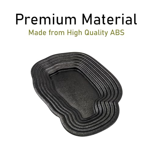 Large Reptile Bathing Pool Reptile Feeding Dish Water Bowl with Steps Aquarium Ornament for Gecko, Snake, Turtle, Bearded Dragon, Lizard Bath