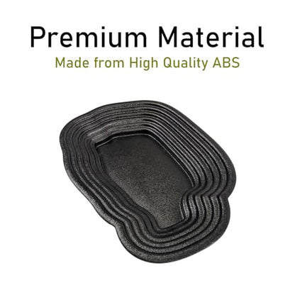 Large Reptile Bathing Pool Reptile Feeding Dish Water Bowl with Steps Aquarium Ornament for Gecko, Snake, Turtle, Bearded Dragon, Lizard Bath