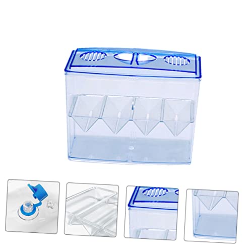 1pc Small Fish Breeding Tank Breathing Freestanding Self-Floating Isolation Box for Hatching and Incubation of Fish Fry